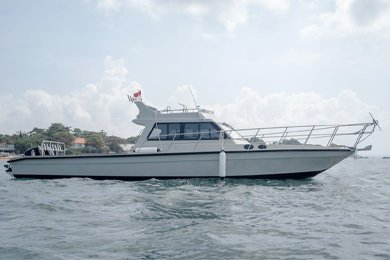 Fast Speedboat for fishing in Bali