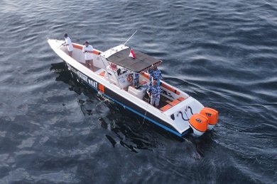Fast Speedboat for fishing in Bali